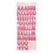 12 Packs: 112 ct. (1,344 total) Glitter Pink Ombre Alphabet Stickers by Recollections™